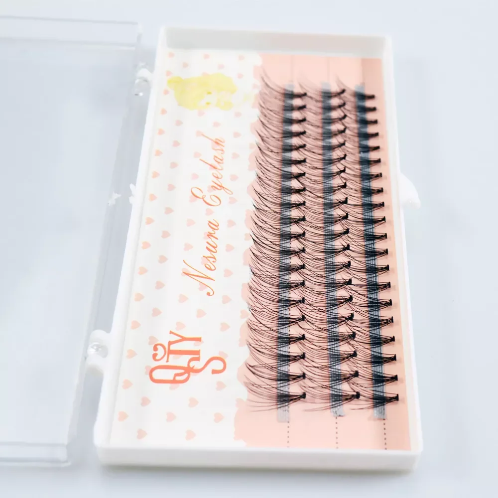 

NEW IN bonded cluste lashes 3D 6D 10D Eyelash Extensions 0.7mm Thickness true Mink Strip Eyelashes Individual Lashes Natural Sty