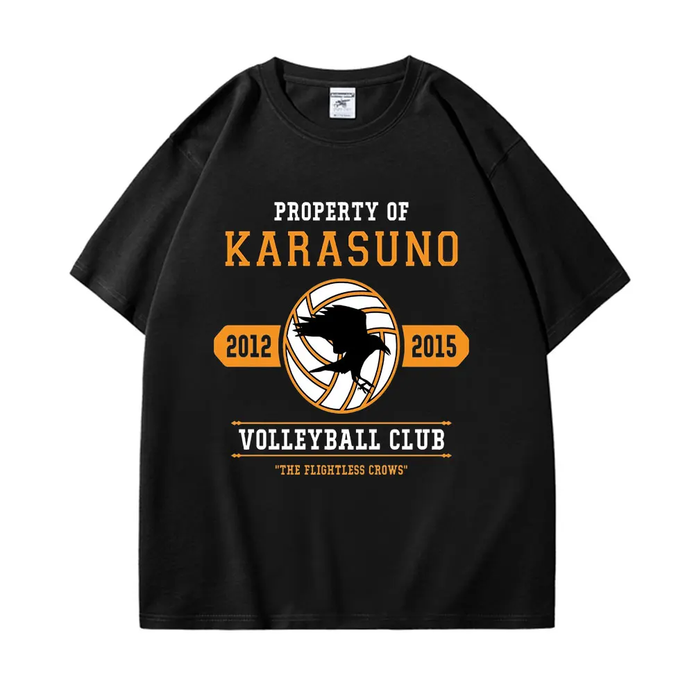 

Of Karasuno Volleyball Club Party Print T-shirt Men Women Casual Loose Short Sleeve T-shirts Fashion Oversized Movement T Shirt
