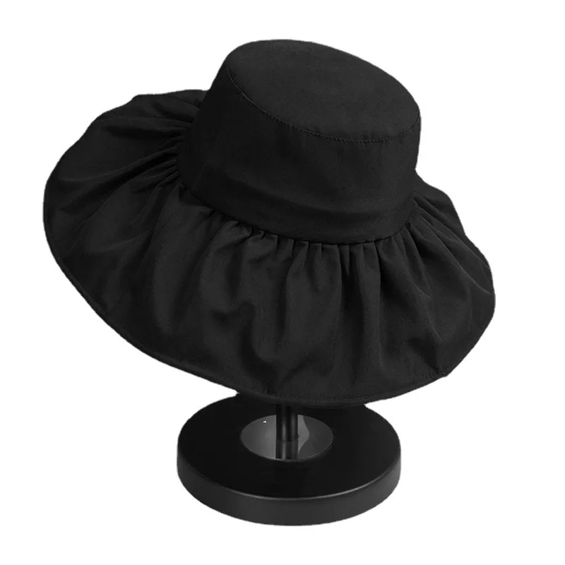 Шляпа Женская Солнцезащитная с защитой от УФ-лучей Пляжная дорожная Панама