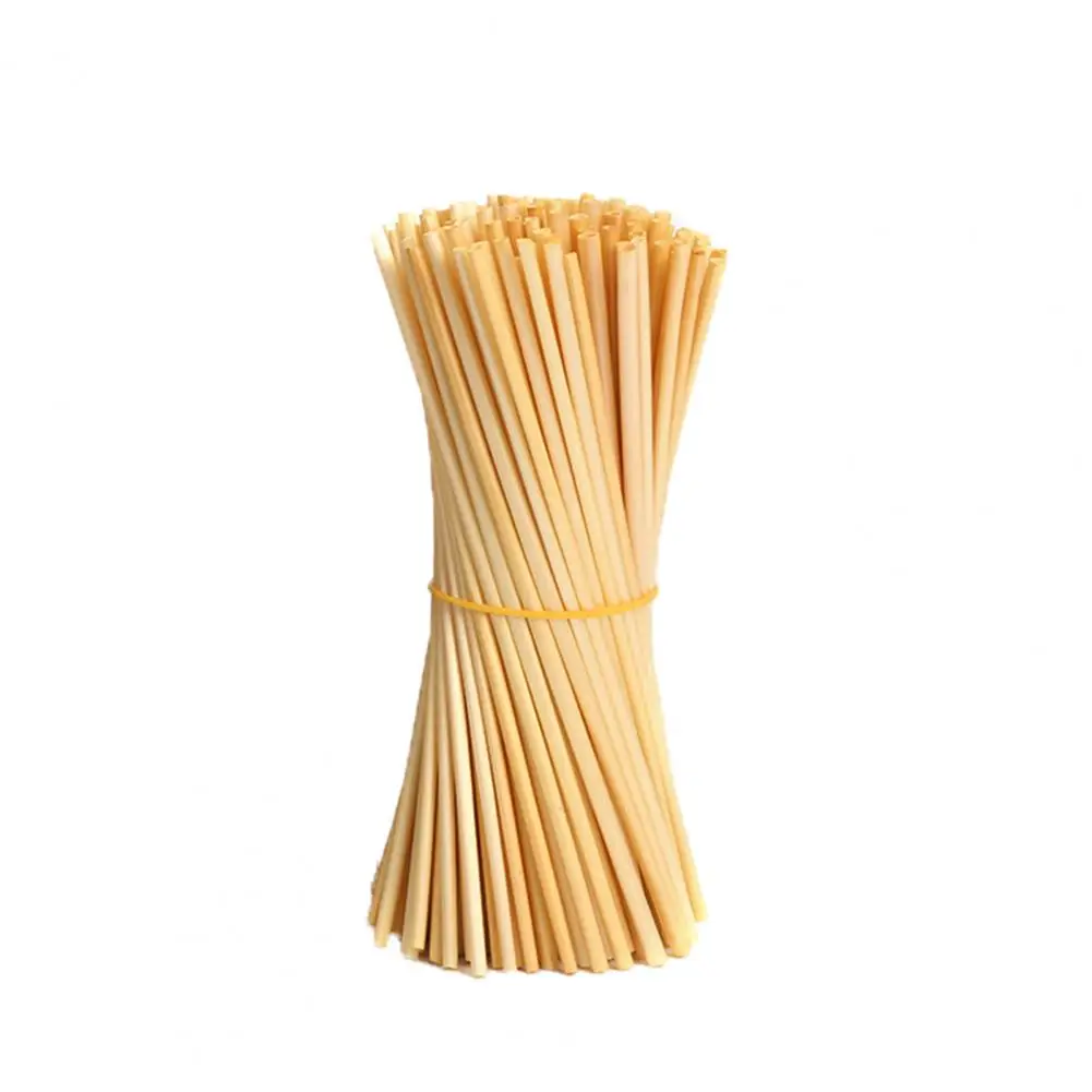 

300Pcs Wood Straws Reusable Compostable Drinking Water Chemical-free Bamboo Biodegradable Straws Party Supplies