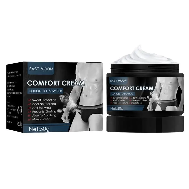 

Натуральный дезодорант для мужчин объемом 1,76 унции, крем-лосьон против зуда в порошке для защиты от пота и тела, быстрое управление запахом, ...