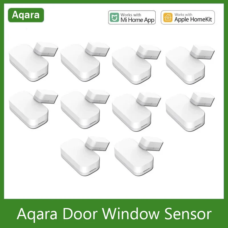 

Датчик открытия окон и дверей Aqara Zigbee, Беспроводной сенсор MCCGQ11LM, работает с приложением Xiaomi Home для умного дома, оригинал