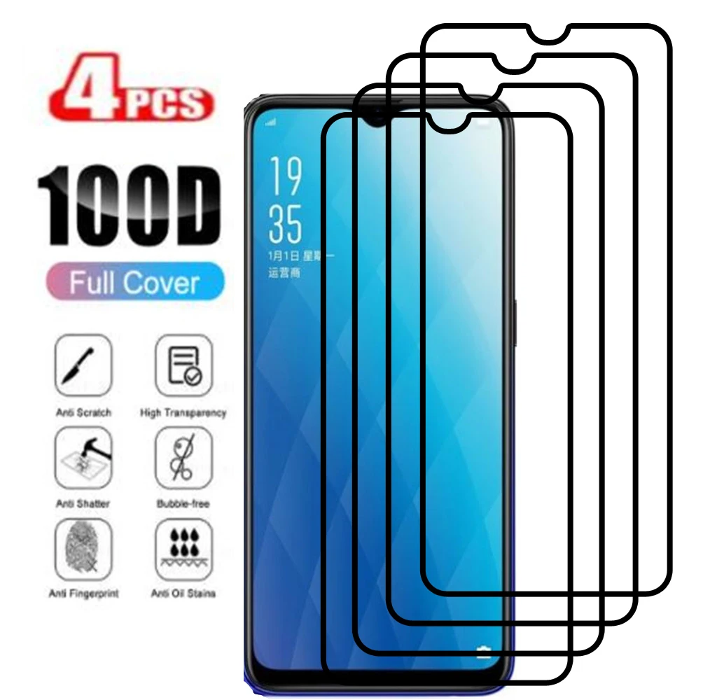 

4 шт., защитная пленка для экрана OPPO A3 A5 A7 A7x A8 A9 A91 A11 A15 A72