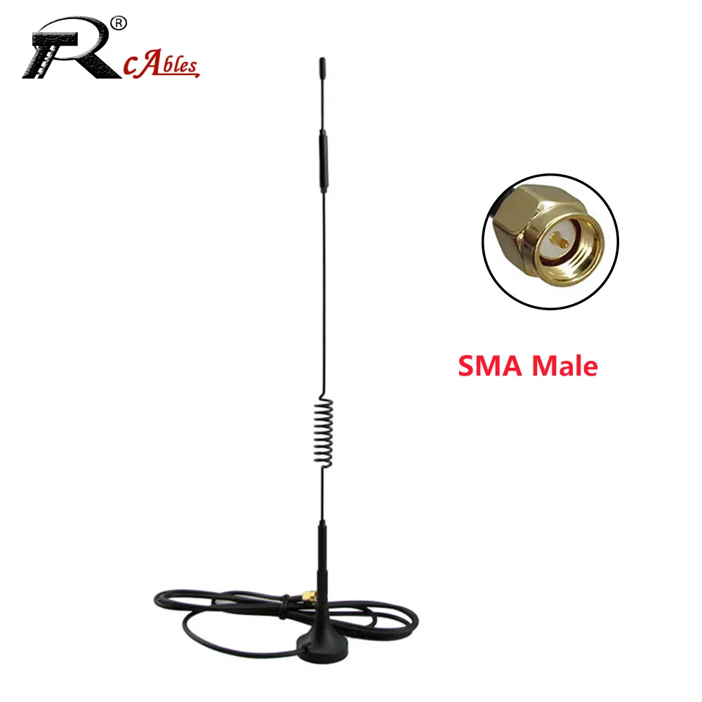 

4G LTE Signal High Gain 10DB Antenna Sharing Smart Vending Machine SMA TS9 CRC9 Male RG174 Cable Magnetic Suction Cup Antenna