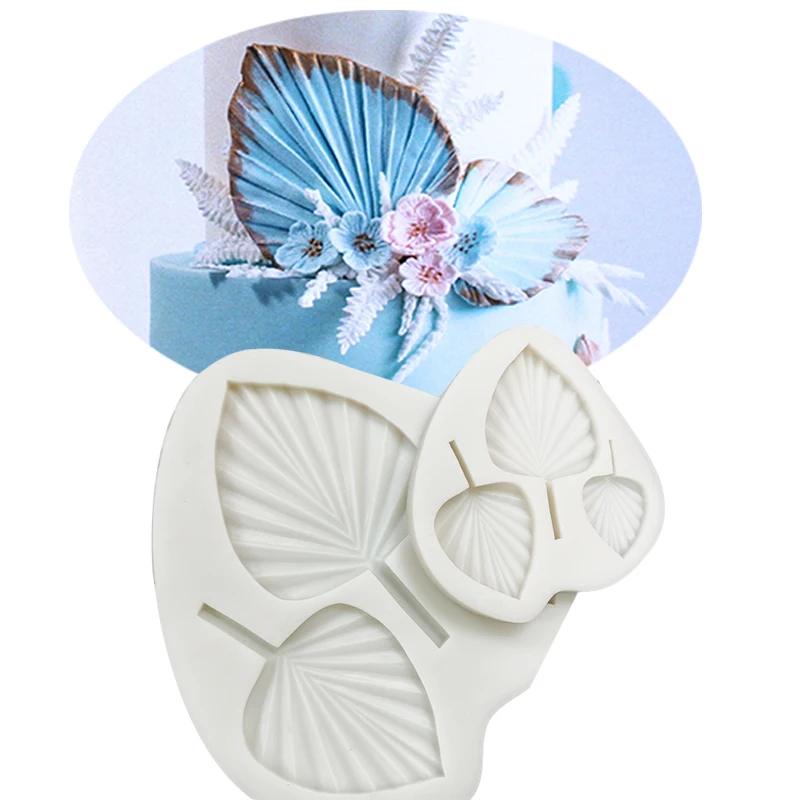 

Various Size Palm Leaf Fondant Moulds Sugar Craft Decoration Tools