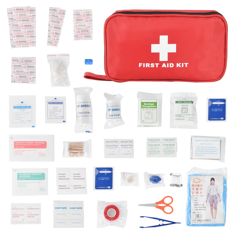 

Portable Travel First Aid Kit Outdoor Camping Emergency Medical Bag Bandage Band Aid Outdoor Survival Kits