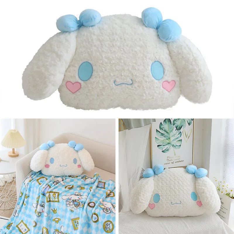 

Плюшевая декоративная подушка Cinnamoroll с рисунком розы, детская мягкая плюшевая подушка для мальчиков и девочек, плюшевая кукла-животное