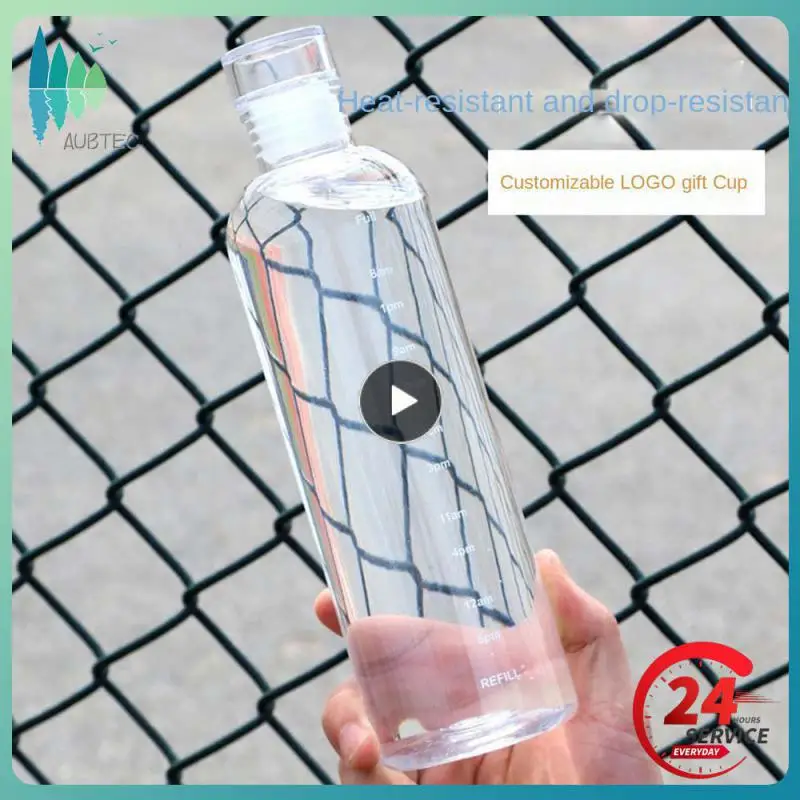 

2023 Sports Water Bottle Time Scale Portable Cup Kitchen Gadgets Scale Cup Household High Color Value Gift Cup Water Bottle Girl
