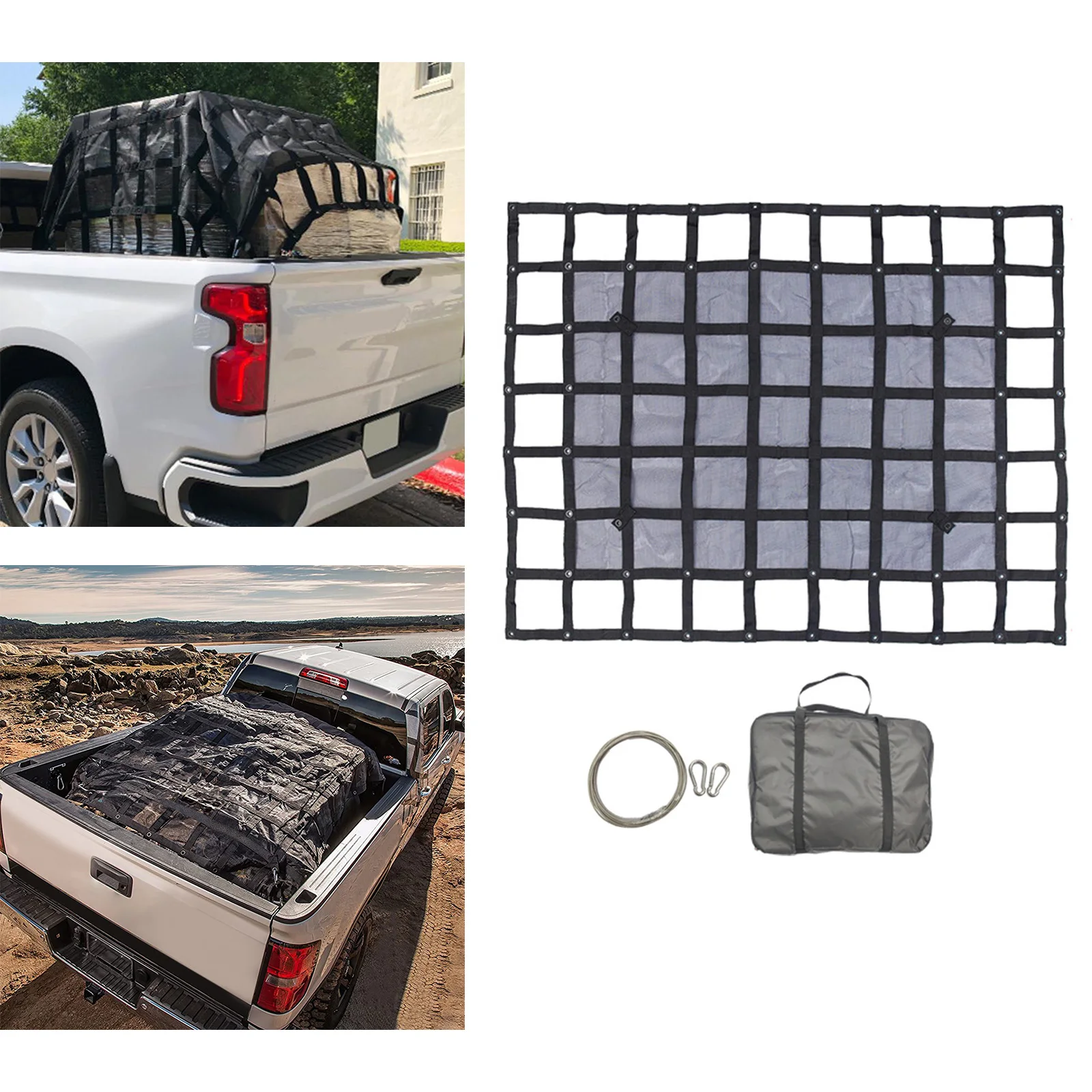 Сетка для грузовика универсальная Тяжелая грузовая сетка прицепов и грузовиков