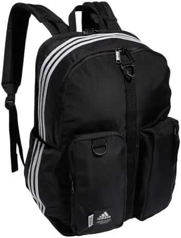 

3 Stripe Backpack, Nomad Camo Grey/Black, One Size