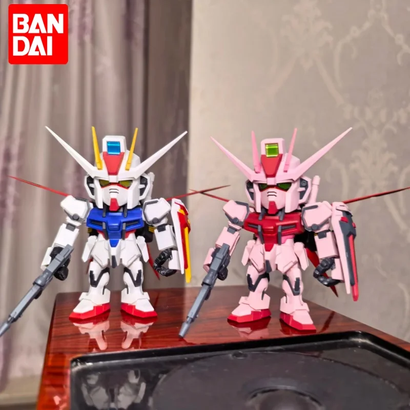 Фото Коллекционная фигурка Bandai Qmsv Mini Strike Destiny Gundam Blind Box, модель Spring Manbo, для любителей аниме и коллекционеров №4