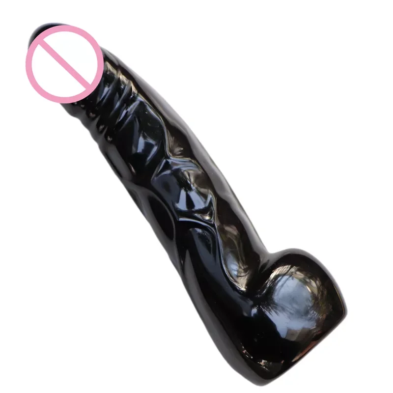 

18CM Quality Natural Obsidian Quartz Yoni Wands Gemstone Crafts Pleasure Wand Body Hand Massage Wood Magic Stone Ornament Gifts