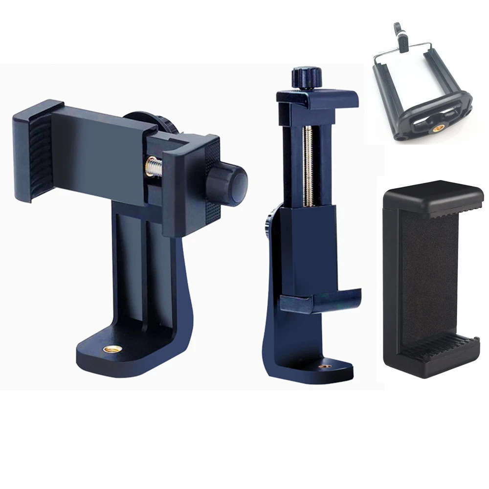 

Universal Tripod Mount Adapter Cell Phone Clipper Holder Vertical 360 Rotation Tripod Stand for iPhone X 7 plus Samsung tripode