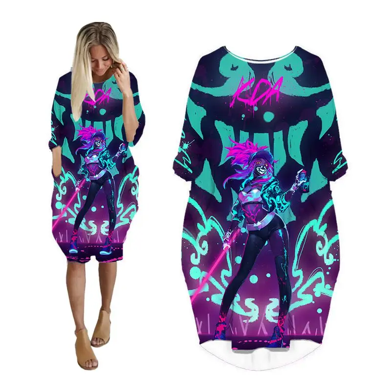 

Платья для женщин с карманами с длинным рукавом Повседневная Женская одежда модная женская одежда большого размера миди женское платье с п...