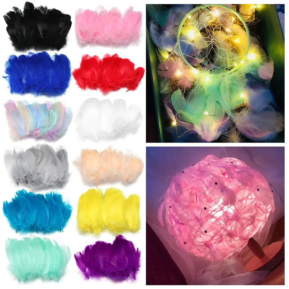 

Jewelry Decor DIY Wedding Ornaments Feather Plume Goose Feathers Home Decoration Colorful Feather Costume Decoration