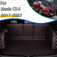 car trunk mats for mazda cx 5 cx5 kf 20172022 tray carpet interior trunk window pads waterproof protective pad car accessories