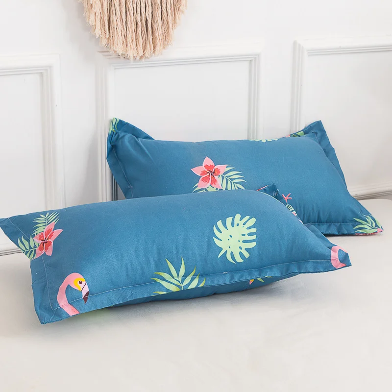 

Aloe cotton pillowcase 48 * 74 printed pillowcase for single bed linen