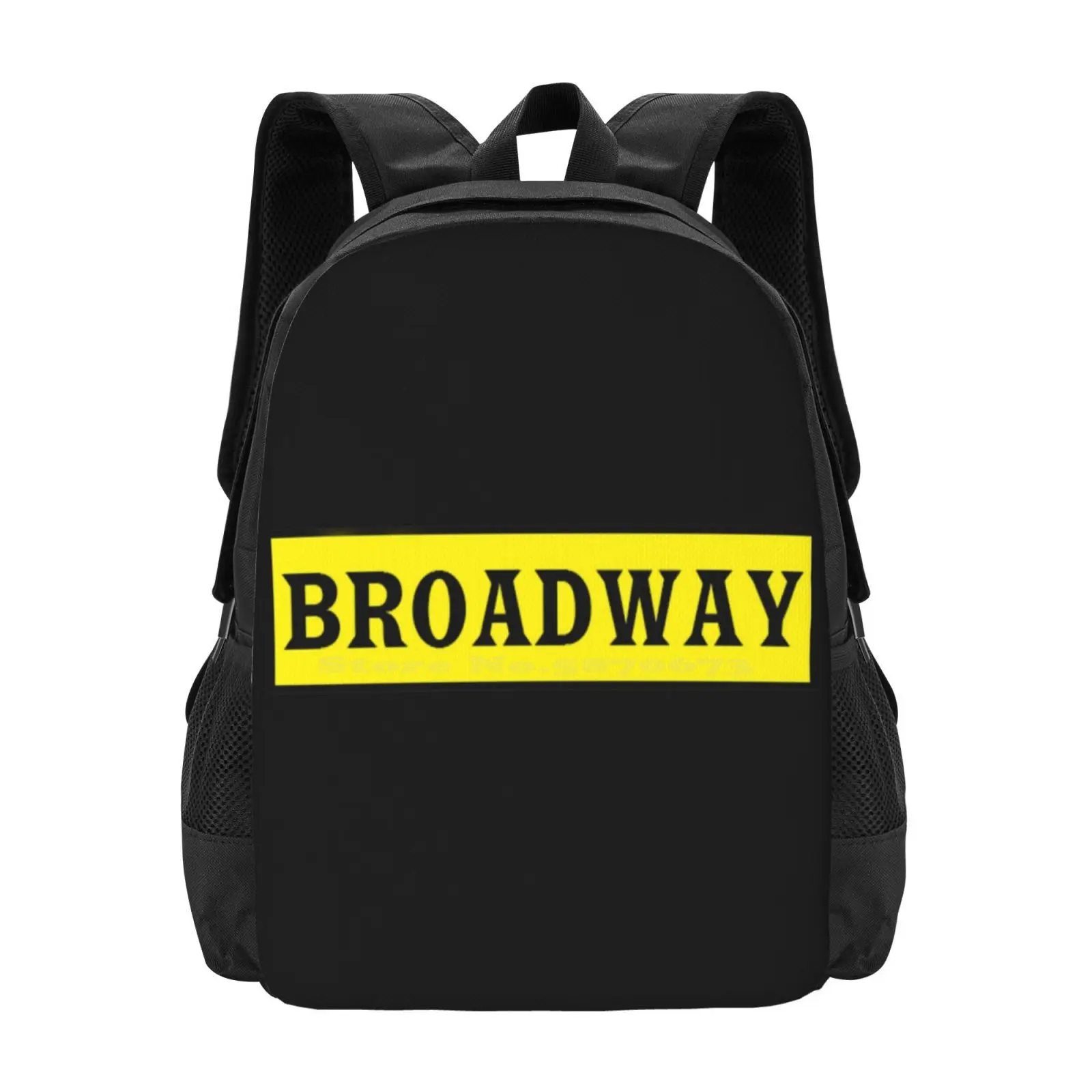 

Broadway New Arrivals Unisex Bags Student Bag Backpack Broadway Musical Theater Nerd Musicals Playbills Musical Theatre Yellow