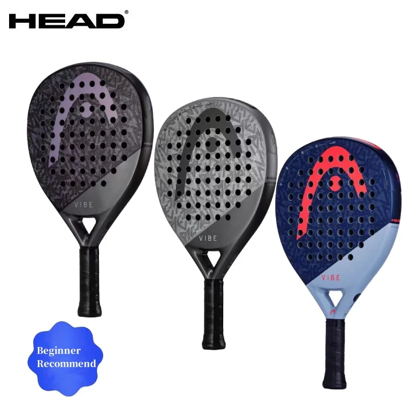 Фото HEAD 2025 НОВЫЕ теннисные ракетки VIBE серии из углеродного волокна Eva Memory Flex Foam Core, легкие теннисные ракетки для падель №1