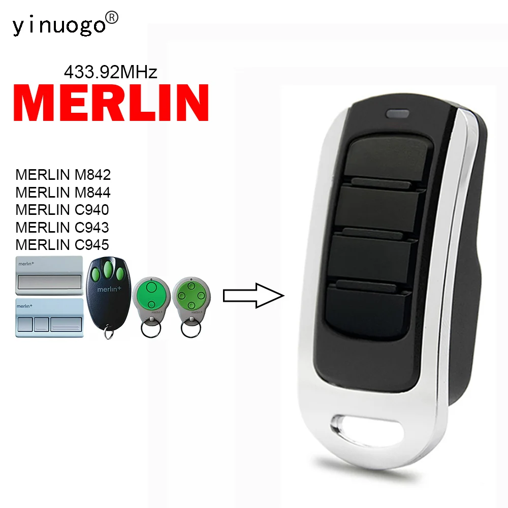 

Для MERLIN M842 M844 C940 C943 C945 устройство открывания гаражных ворот 433,92 МГц с плавающим кодом MERLIN + пульт дистанционного управления для открывания в...
