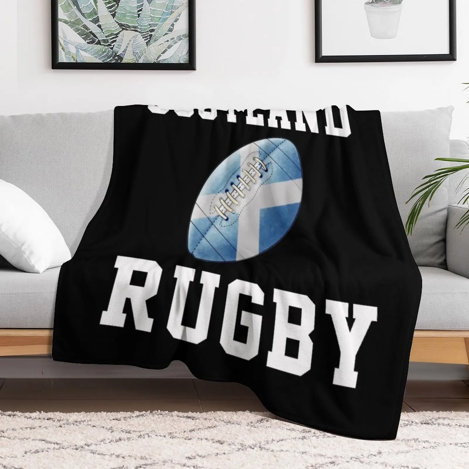 Плед для регби Шотландии мягкие фланелевые одеяла кровати