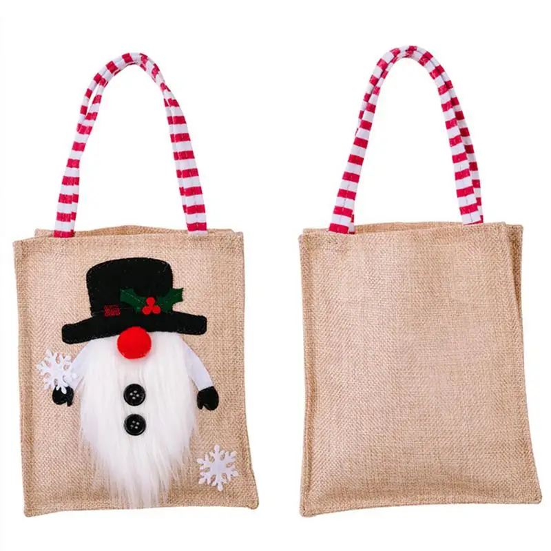 

Многоразовая женская сумка, вместительные сумки с ручками для рождественских подарков