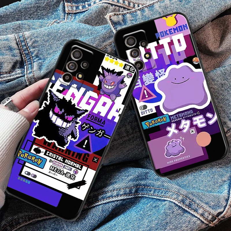 

Gengar For Samsung A52 A72 4G 5G Phone Case Funda Coque Back