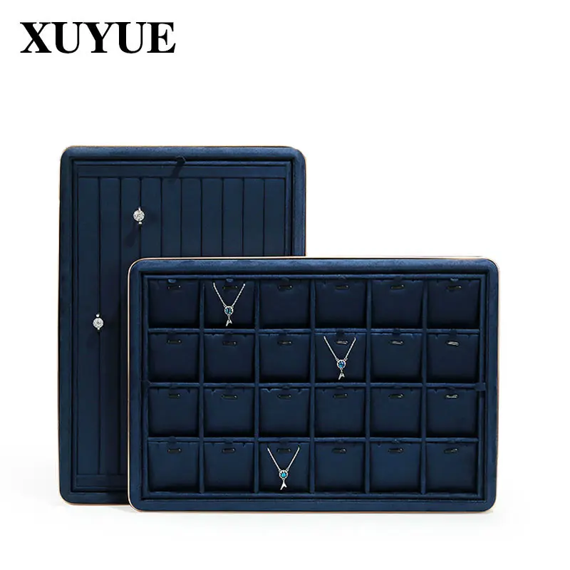 

New jewelry tray blue metal necklace ring jewelry tray storage look pallets display jewelry display tray jewelry box organizer