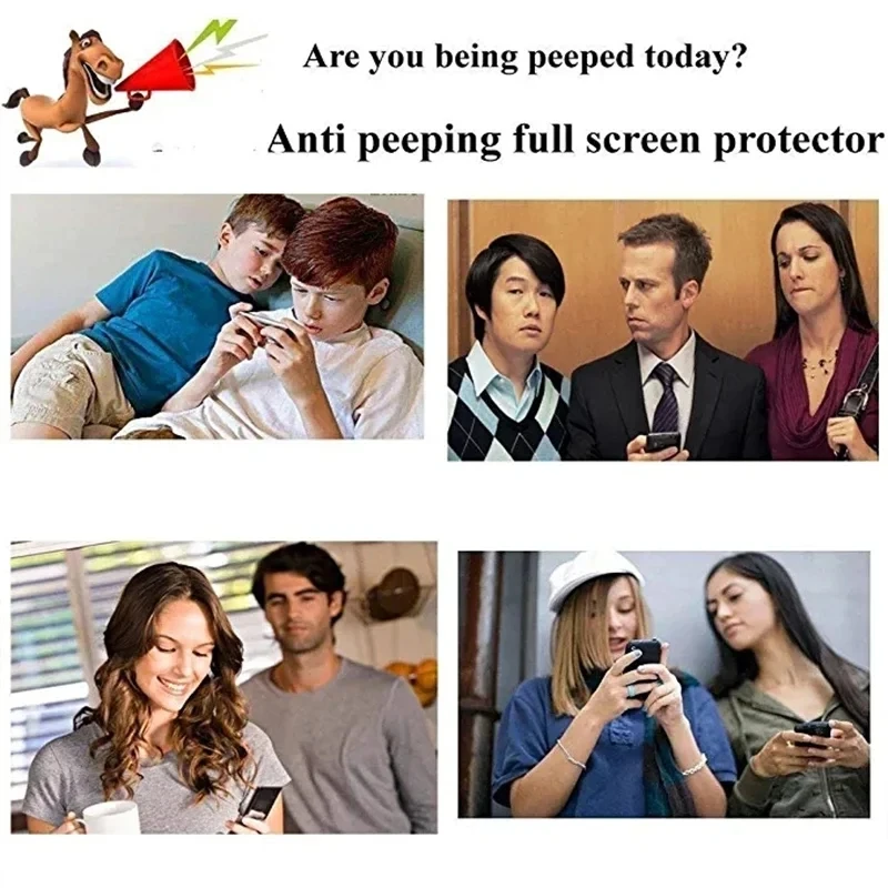 Антишпионская Гидрогелевая пленка для защиты экрана Honor Magic5 Ultimate X50i Play 7T Pro 70 Lite