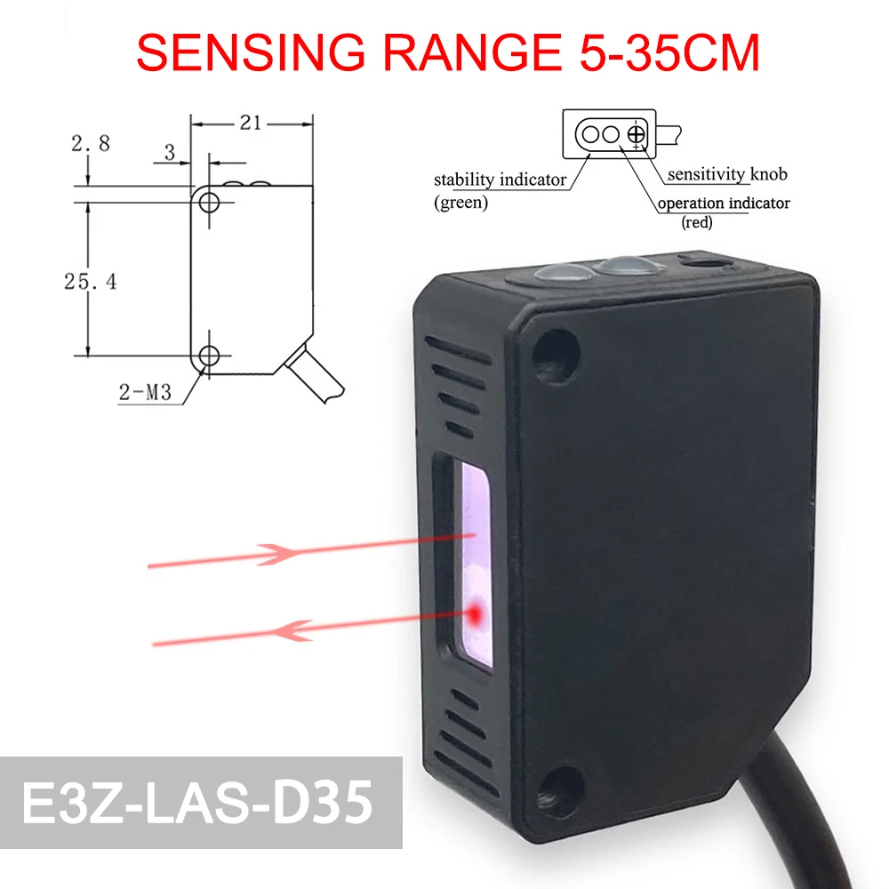 

Лазерный датчик E3Z-LAS 35 см