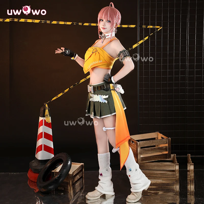 Фото Серия UWOWO Collab: Игра для косплея Mercy Overwatchh 2 x LEs SSERAFIMm Fearlesss Mercy Косплей Костюм XS-XXL Костюм на Хэллоуин №3