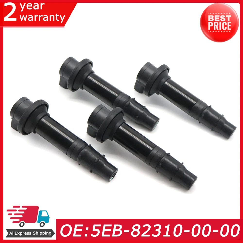 Hight Quality Ignition Coil Kit 5EB-82310-00-00  For Yamaha YZF R6 1999 2000 2001 2002 5EB823100000 F6T549