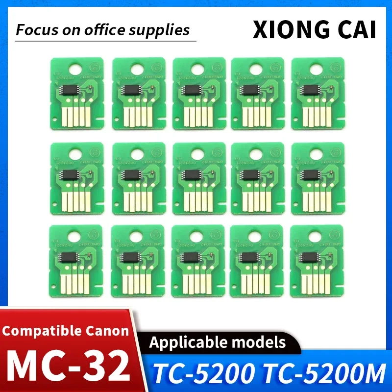 1-10 шт. MC32 чип резервуара для отработанных чернил MC-32 Canon Image PROGRAF TC-5200 TC-5200M TC-20 TC5200