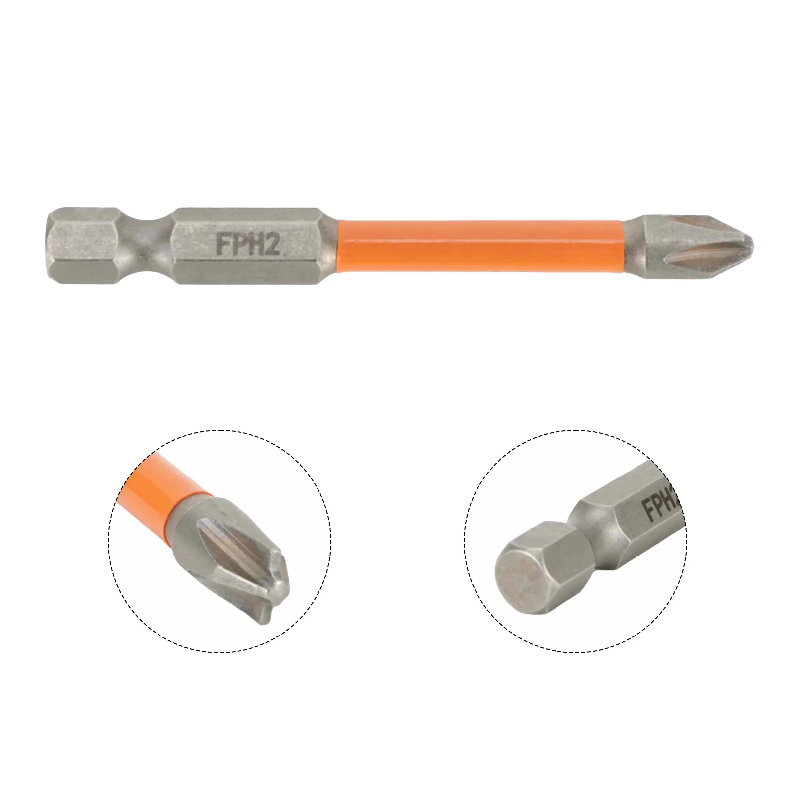 

1/2pcs Magnetic Special Slotted Cross Batch Head Screwdriver Bit For Electrician FPH2 Socket Switch Non-Slip Disassembly Tool