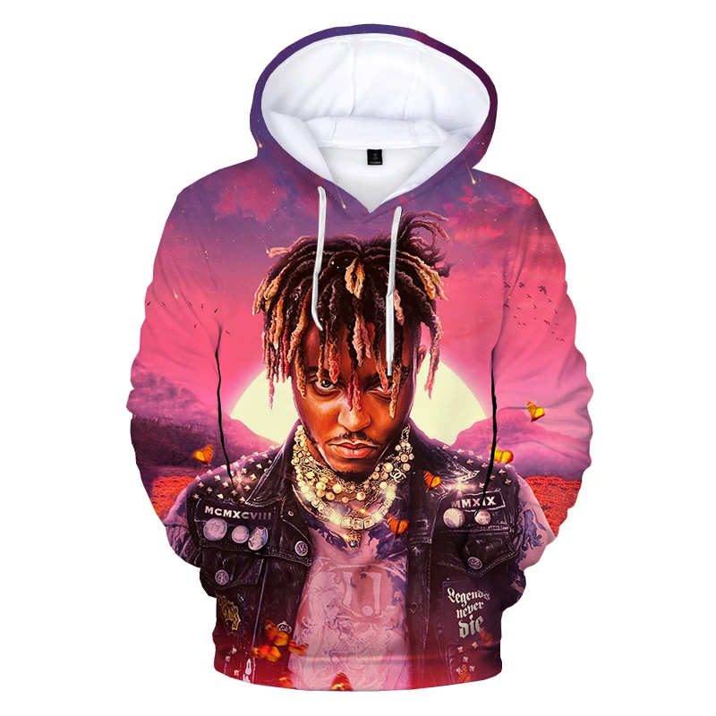 

Juice WRLD 3D Print Hoodie Sweatshirts Rapper Harajuku Streetwear Hip Hop Hoodies Men Women Autumn Fashion Casual Pullover