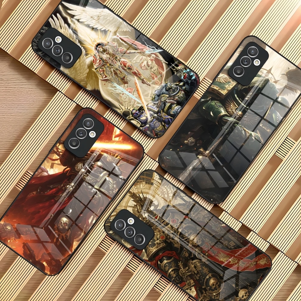 Чехол для телефона Game W-Warhammers 40K Samsung S20 S30 S21 S32 S23 S24 S9 S10E Note 20 10 Pro Ultra Plus стеклянный