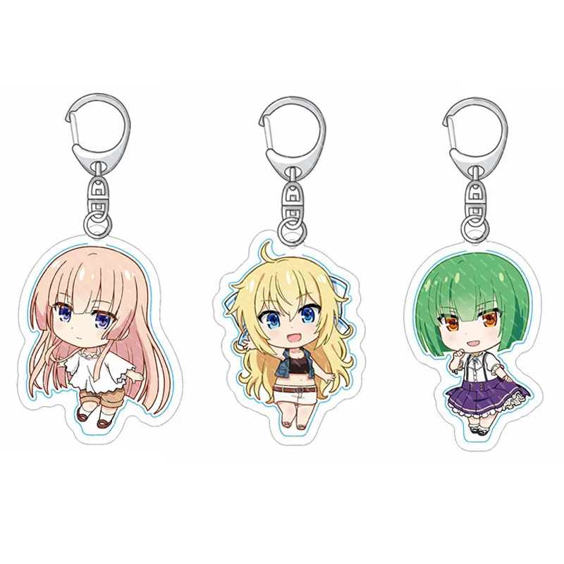 Милый японский брелок для ключей с героями аниме девчачьи ВВС мультфильм нартани