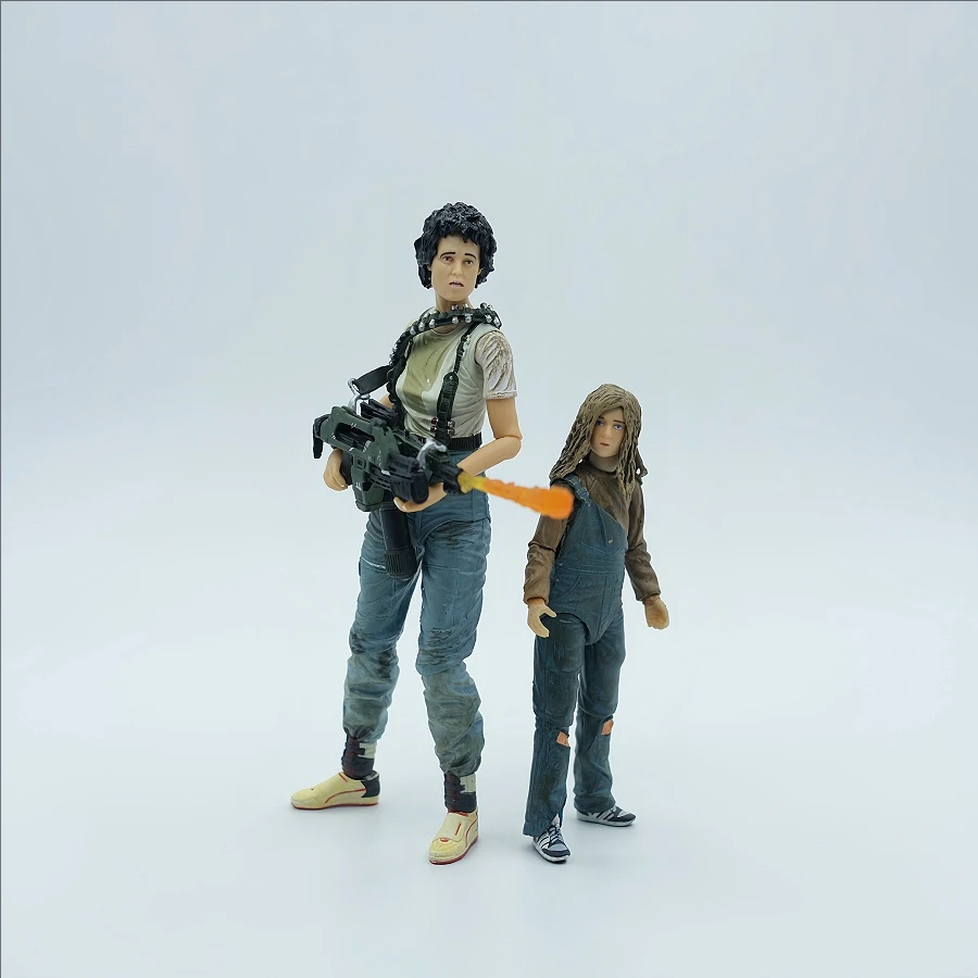 Фото NECA 30-летие Aliens Ripley Rescuing Newt ПВХ Фигурка Модель Игрушка Коллекционная Фигурка №3