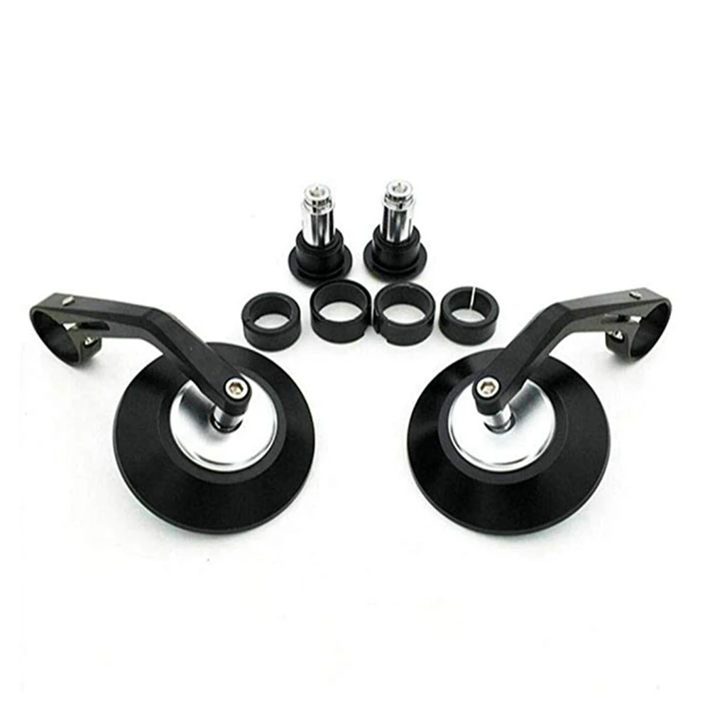 

Зеркало заднего вида для мотоцикла 7/8 "круглые детали для кафе-гонщиков с ЧПУ, боковое зеркало для мотоцикла, конец мотоцикла для Kawasaki, Honda