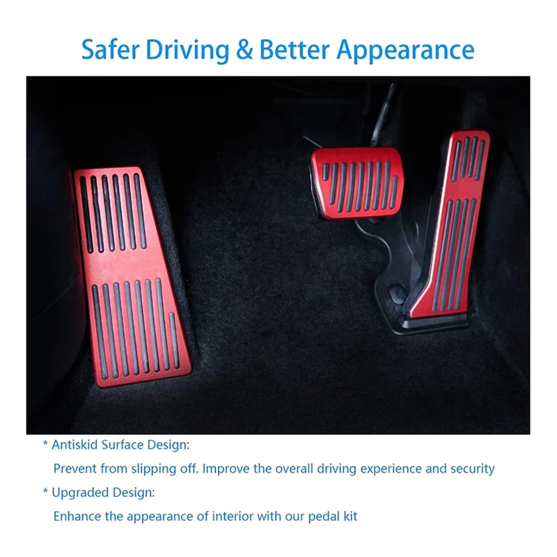 Нескользящие накладки на ножную педаль газа для тормоза без сверления Mazda 2 3 6