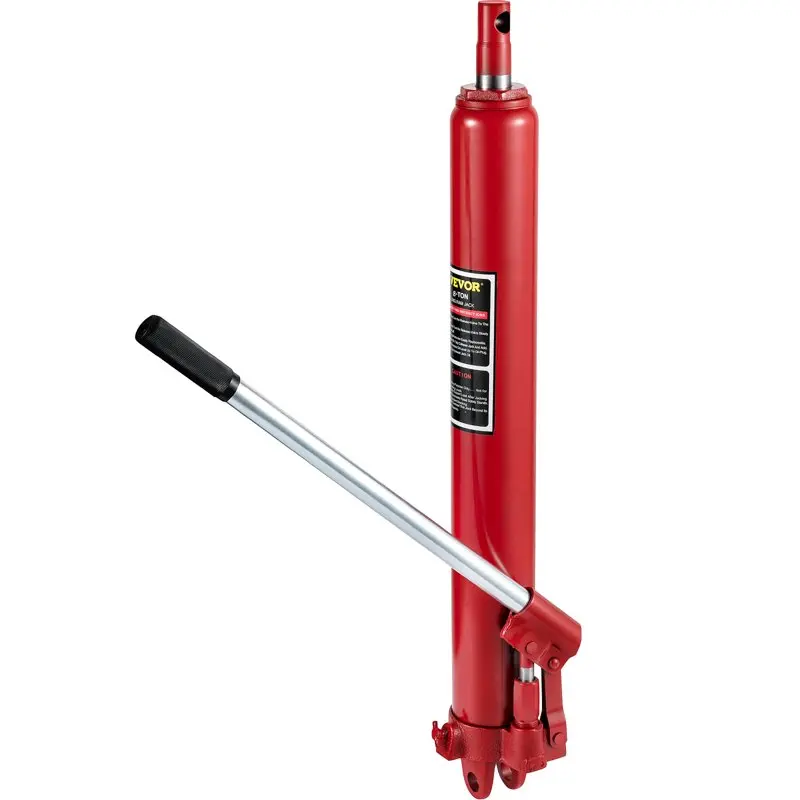 

For Hydraulic Long Jack, 8 Tons/17363 lbs Capacity, with Single Piston Pump and Clevis Base, Manual Cherry Picker w/Handle, for