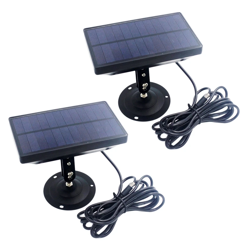 

2X Outdoor 9V 1800Mah Solar Panel Battery Charger For Suntek HC300 HC350 HC550 HC700 HC800 S990 S880 680 S80M