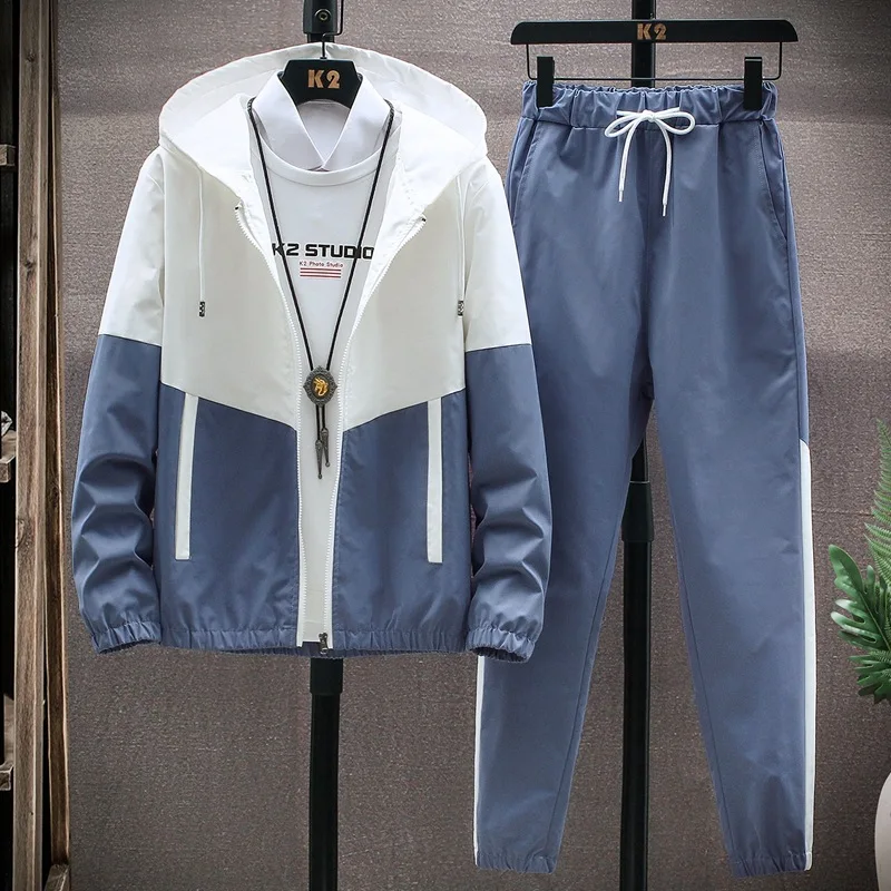 MCSORLEY Brand Men Tracksuit Hoodies Coat Suits 2022 Spring New Male Jackets+Pants 2 Piece Sets Hip Hop Streetwear Sports Suit