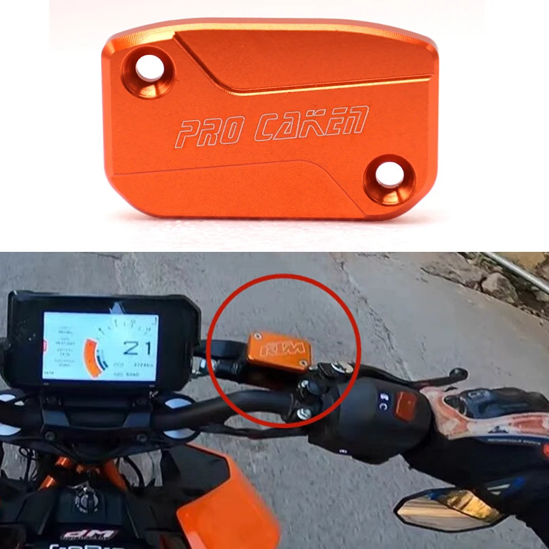 

CNC Front Brake And Clutch Fluid Reservoir Cover Cap For KTM SX EXC EXCF SMR SXF XCF EXC 125 150 200 250 300 350 400 450 500 530
