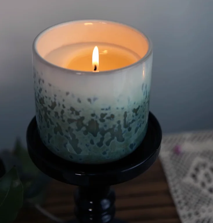 Свечи низкотемпературный кокосовый воск маленький чайный огненная краска