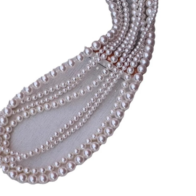 s925Серебряный круг Shijia Pearl Yuanbao Knot60cmОдлиненное ожерелье Женское модное