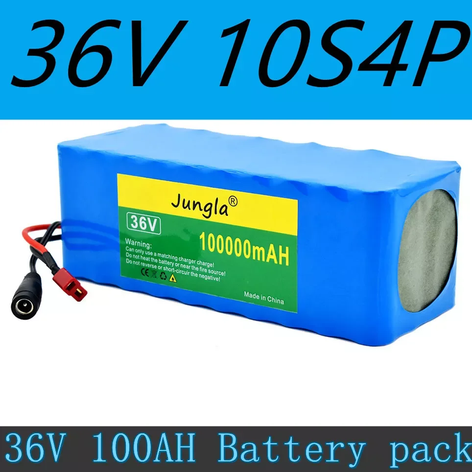 

2023New 2021 NEW 100% Original 36V Battery 10S4P 100Ah Battery Pack 1000W High Power Battery 42V Ebike Electric Bike BMS T Plug
