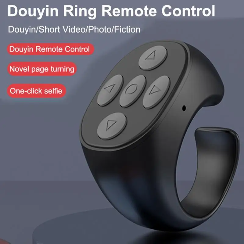 

Remote Shutter For Tik-Tok Remote Control Button Page Turner Wireles Smartphone Camera Remote Shutter Selfie Button Ring Shutter