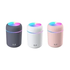 Цветной мини-увлажнитель воздуха, настольный USB-увлажнитель воздуха для офиса, спальни и т. д. (С 4 запасными ватными палочками)