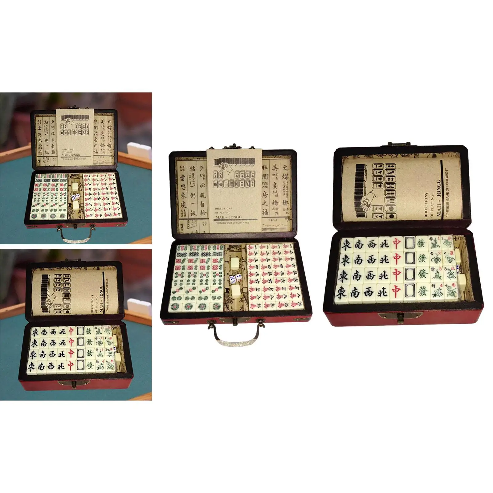 Китайская игра маджонг Семейная Игра Маджонга Классическая для отдыха с